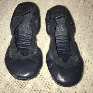 Girls Yosi ballet flats navy